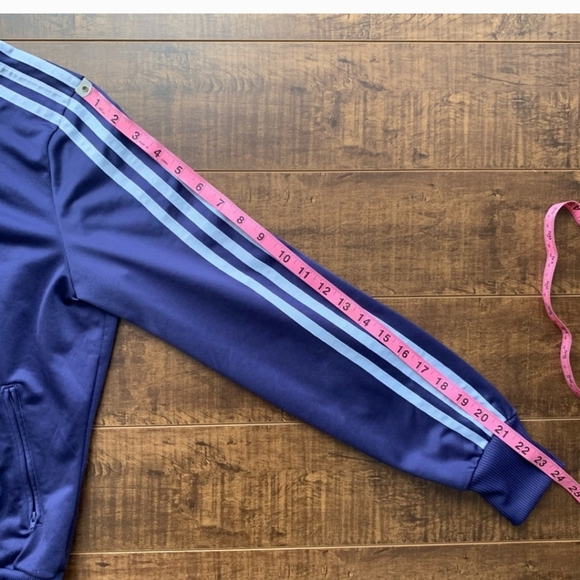 Adidas Firebird TT Zip Up Track Jacket in "Fresh Ink", Size Medium - Picture 14 of 14